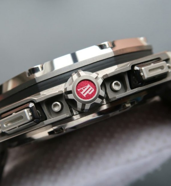 Replica Audemars Piguet JF Royal Oak Offshore Titanium Michael Schumacher Gray Dial A3126