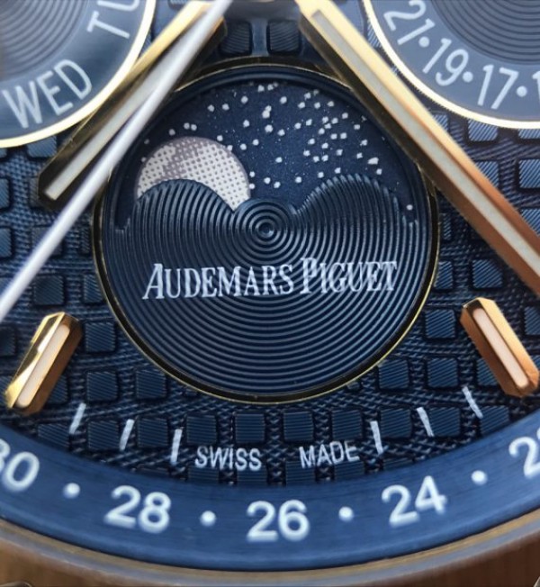 Replica Audemars Piguet JF Royal Oak 41mm 26574 YG Blue Dial White Hand A5134
