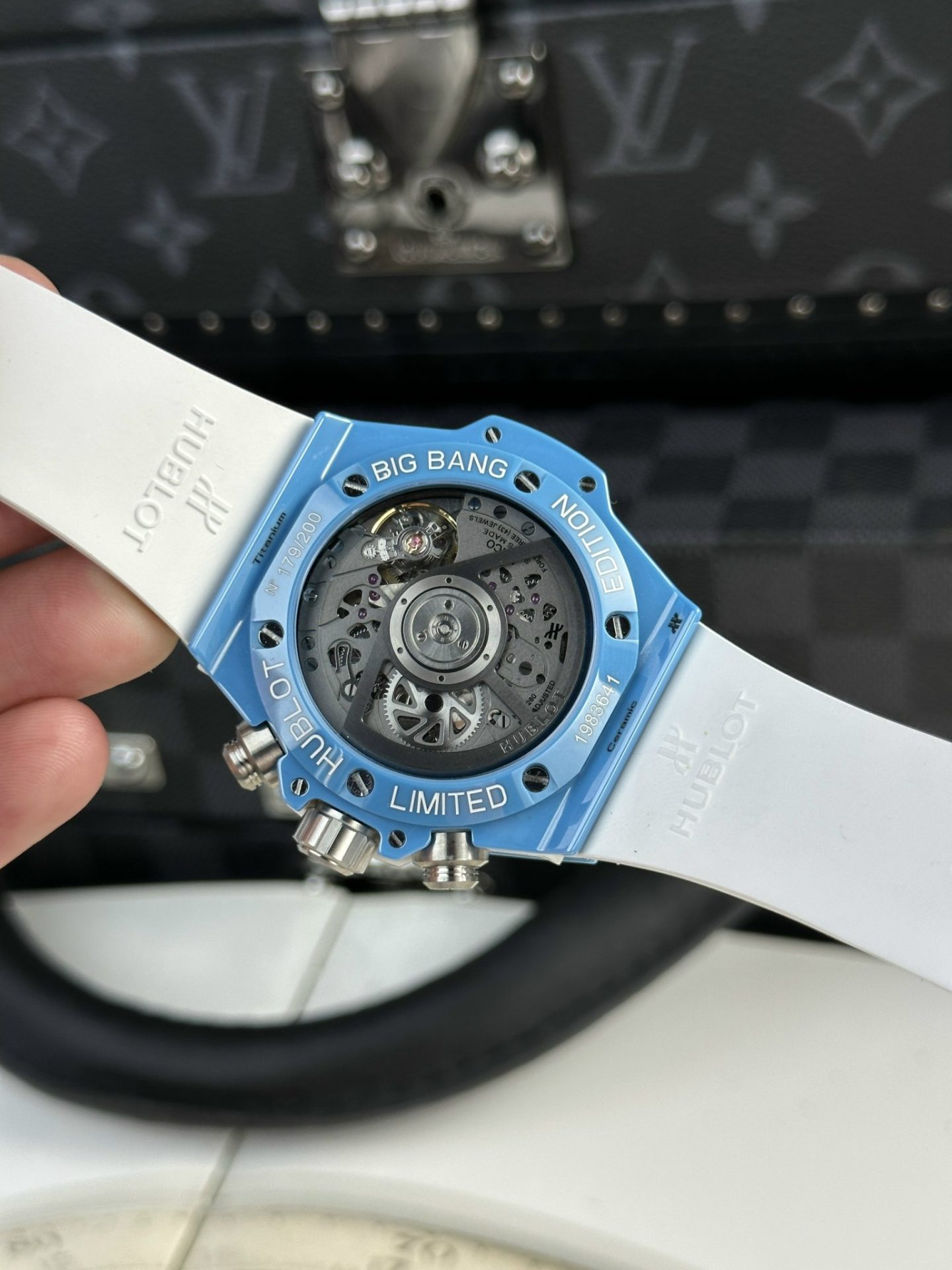 Hublot Best Replica Watch Big Bang Unico Ceramic Sky Blue BBF Factory 42mm
