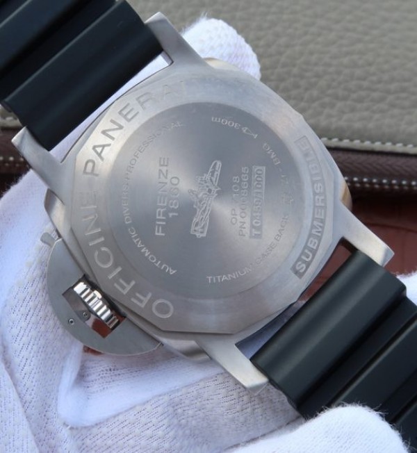 Replica Panerai XF PAM692 Titanium Blue Dial Rubber Strap P.9010
