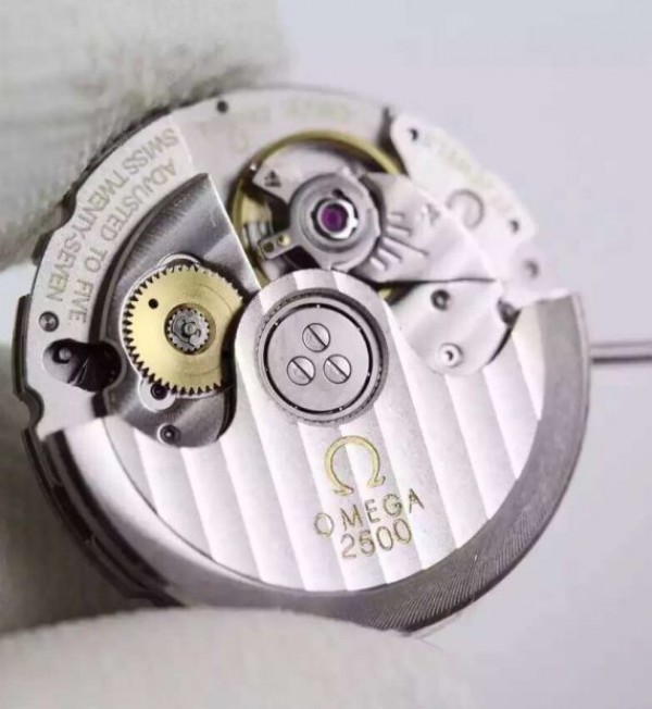 Replica Omega MKF De Ville 39.5mm SS White Dial Black Leather Strap A8500