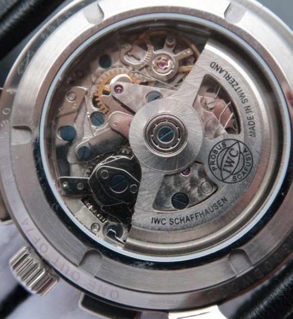 Replica IWC Ingenieur Chrono IW380702 Gray Dial Leather Strap