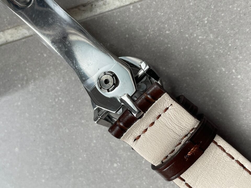 Replica PATEK PHILIPPE Perpetual Calendar 5320G-001 SS GSF 1:1 Best Edition Cream Dial on Brown Leather Strap A324