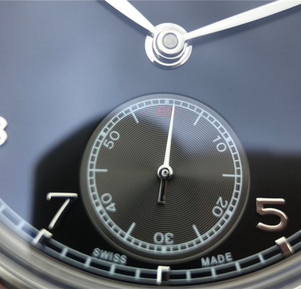 Replica IWC ZF Portuguese IW545407 Black Dial Leather Strap A6498