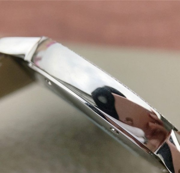 Replica Cartier Ronde De Cartier SS White Dial Diamonds Bezel Croco Strap A2892