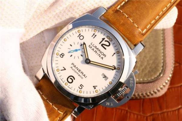Replica Panerai PAM1499 S XF White Dial Brown Asso Strap P9010