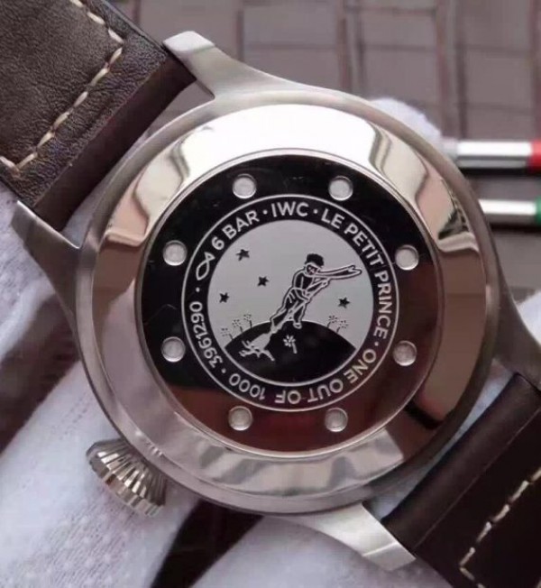 Replica IWC ZF Big Pilot IW500908 Le Petit Prince Leather Strap