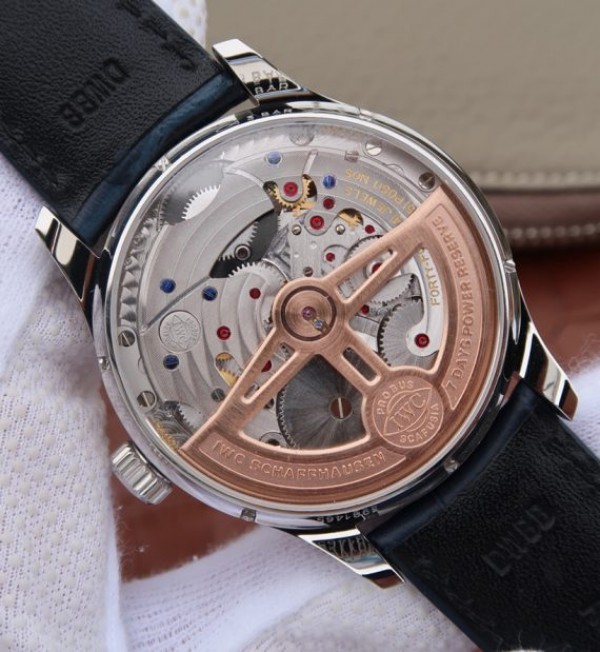 Replica IWC AZ Portuguese Tourbillon IW5046 White Dial Blue Markers