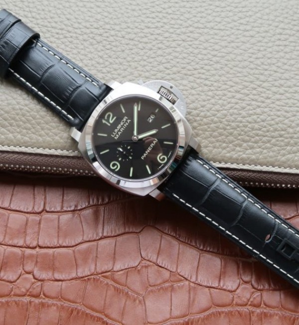 Replica Panerai SF PAM312 Black Leather Strap P.9000 Super Clone