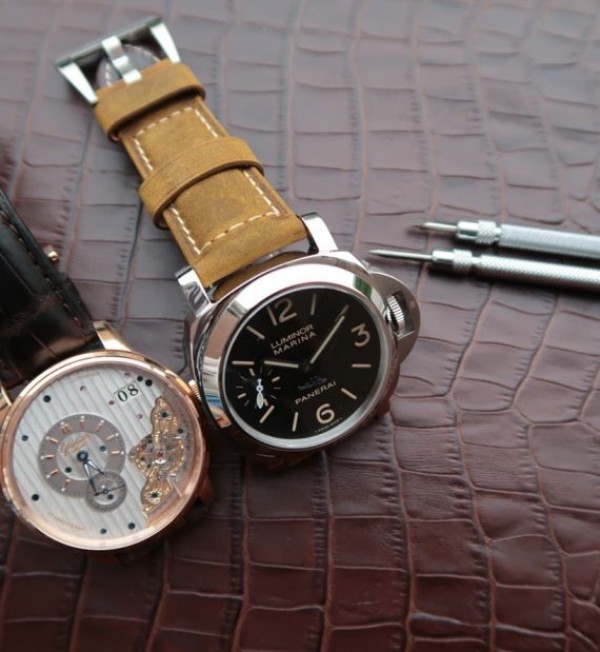 Replica Panerai XF PAM411 Firenze Brown Asso Strap A6497