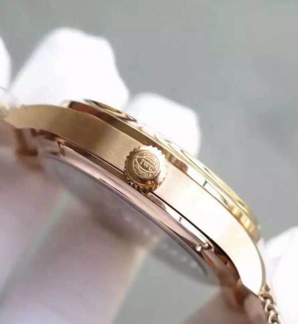 Replica IWC TF Portuguese Tourbillon Moonphase RG Bracelet