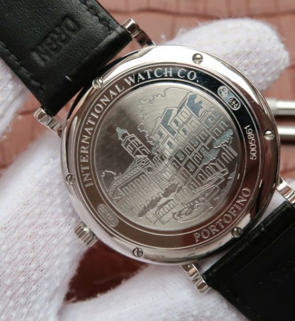 Replica IWC MK Portofino IW356514 Silver Dial Diamonds Bezel