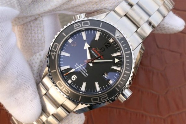 Replica Omega Planet Ocean Professional Ceramic Bezel 45mm OMF SS Bracelet A8500