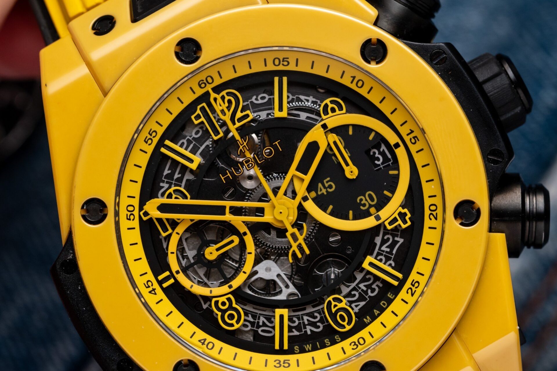Hublot Big Bang Unico Ceramic Yellow Replica 11 Watch BBF 42mm