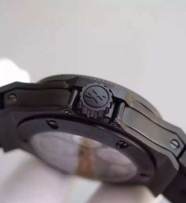 Replica Hublot Big Bang 44mm Vendome Real Tourbillon Black Black Gummy