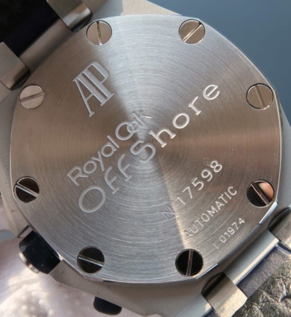 Replica Audemars Piguet JF Royal Oak Offshore Navy Blue Leather Strap A3126