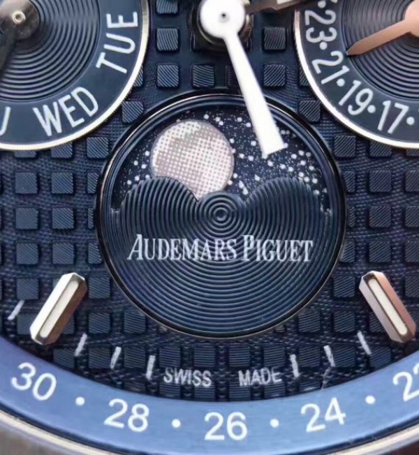 Replica Audemars Piguet JF Royal Oak 41mm 26574 SS Blue Dial SS Bracelet A5134