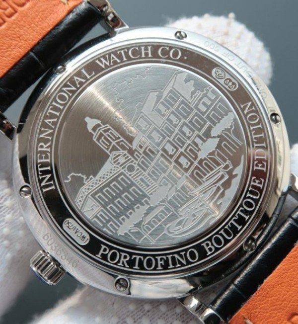 Replica IWC MK Portofino IW356512 Automatic Blue Dial Leather Strap