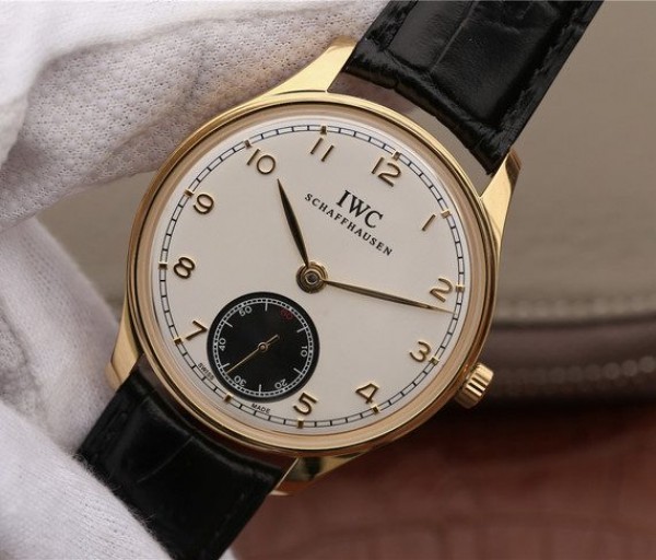 Replica IWC ZF Portuguese IW5454 YG White   Black Dial A6498