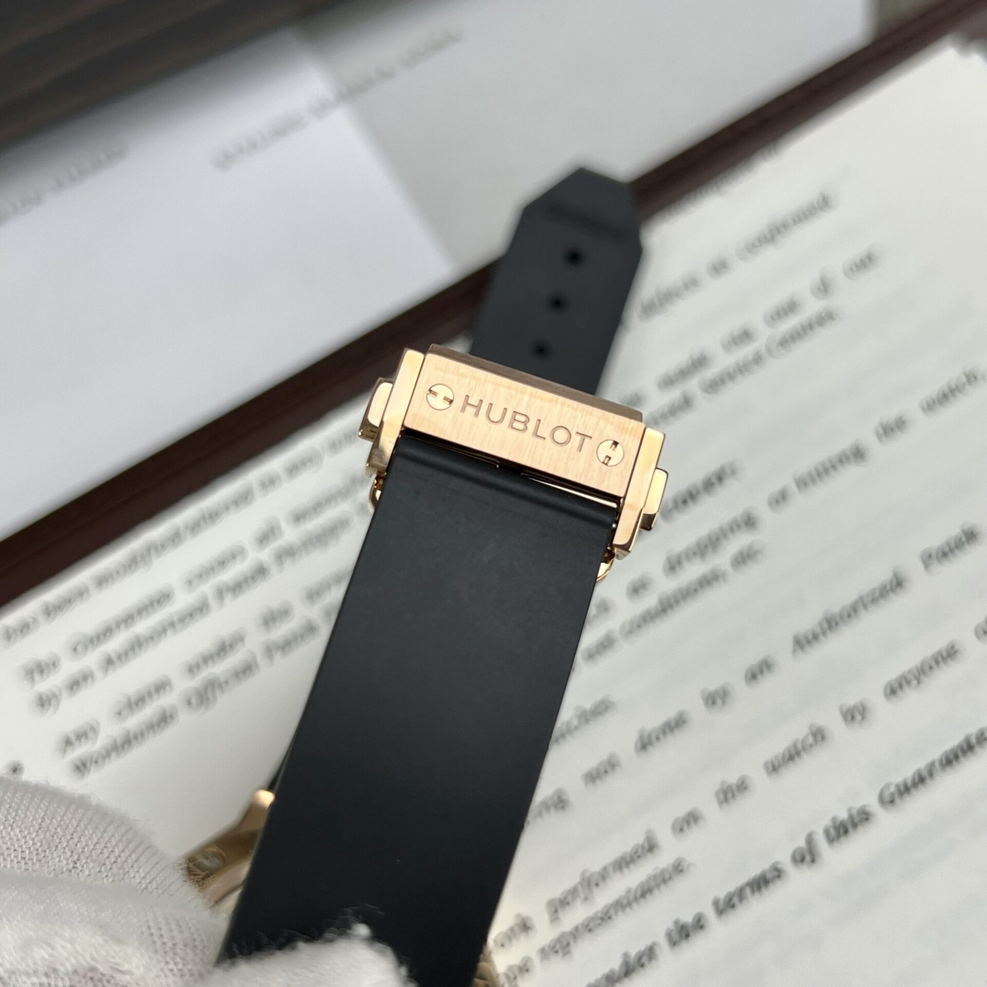 Hublot Orlinski King Gold Black Dial Custom Moissanite Diamonds Hong Kong 40mm