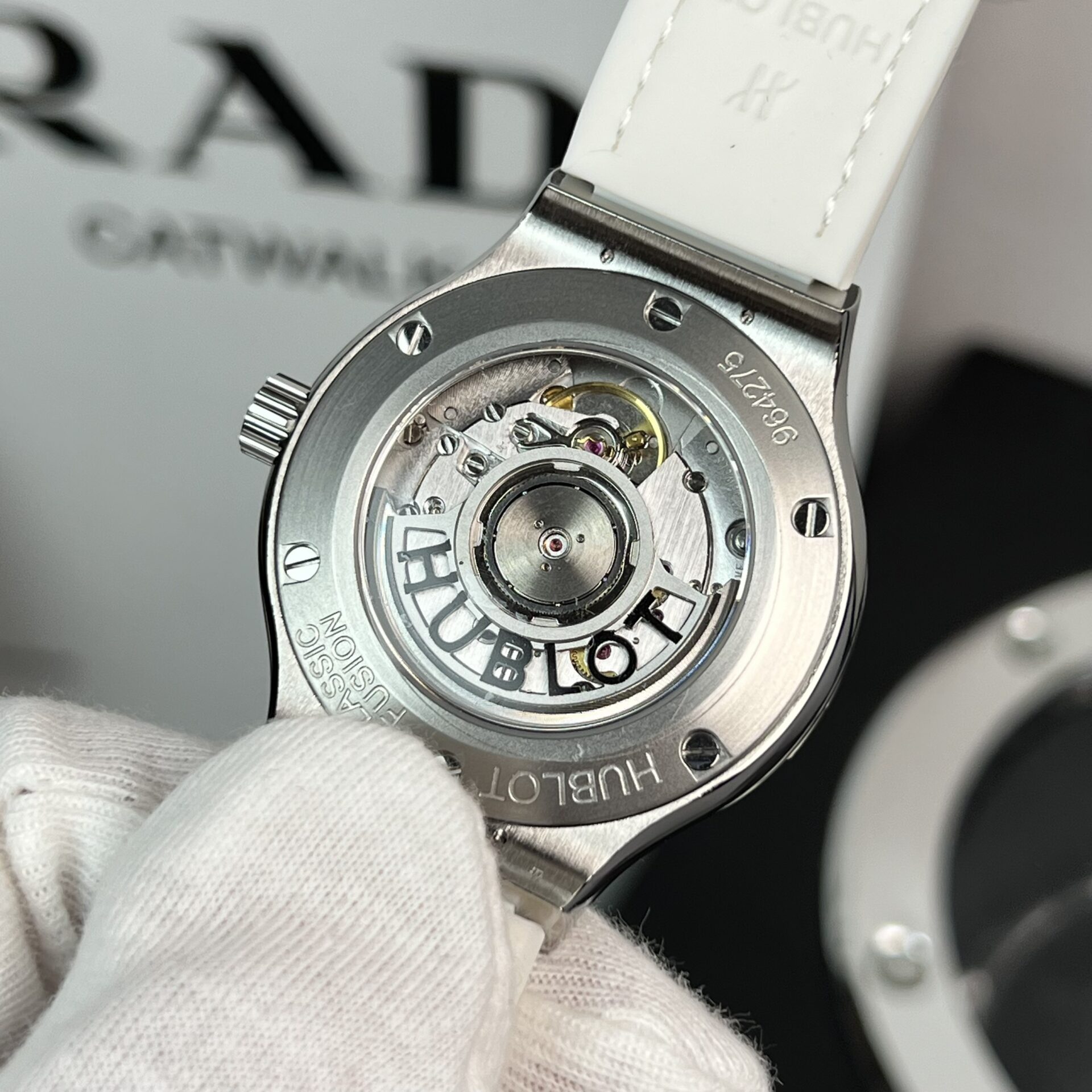 Hublot Replica Watch Full Moissanite Diamond White HB Factory 38mm