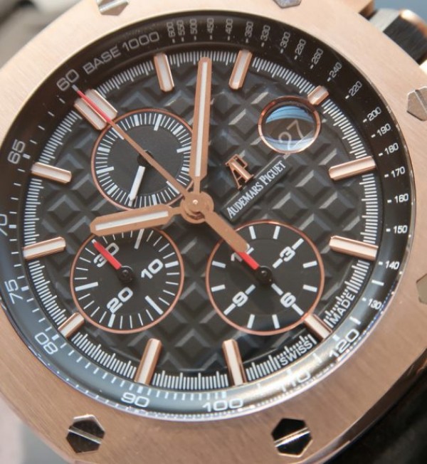 Replica Audemars Piguet JF Royal Oak Offshore 2017 RG Updated Black Ceramic Bezel A3126
