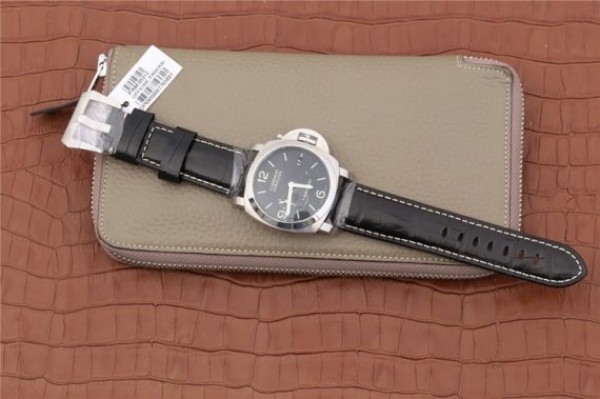 Replica Panerai PAM312 VSF Black Leather Strap P.9000 Super Clone