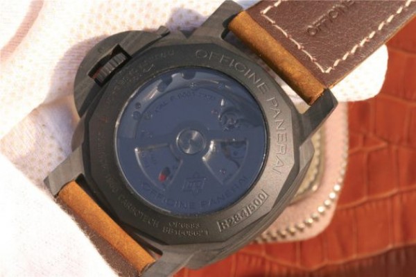 Replica Panerai PAM441 Carbotech Case VSF Brown Asso Strap P.9001
