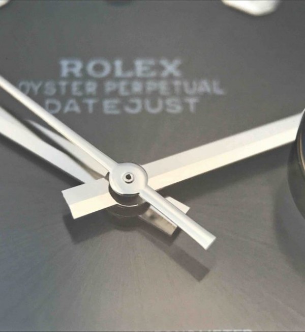 Replica Rolex DateJust 41mm 126300 Noob Gray Dial Diamonds Markers SS Bracelet A3235