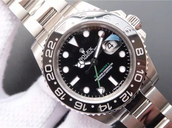 Replica Rolex GMT-Master II 116710 LN Black Ceramic Noob A3186