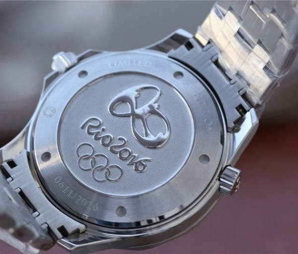 Replica Omega OMF Seamaster 300M Chronometer SS Rio 2016 SS Bracelet A2824