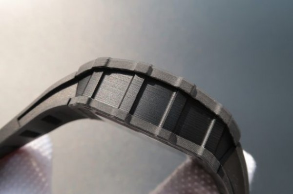 Replica Richard Mille RM035 Rafael Nadal Forge Carbon Titanium Case KVF Skeleton Dial White Rubber Strap MIYOTA8215