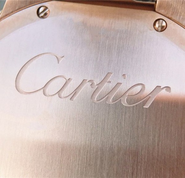 Replica Cartier Ballon Bleu 36mm RG White Textured Dial RG Bracelet