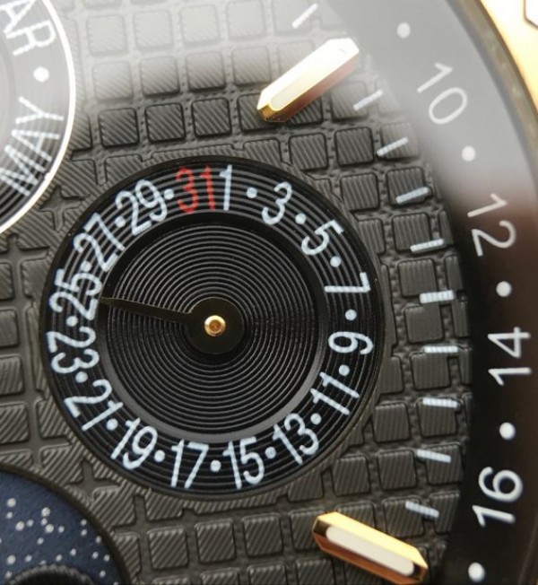 Replica Audemars Piguet JF Royal Oak 41mm 26574 YG Black Dial Leather Strap A5134