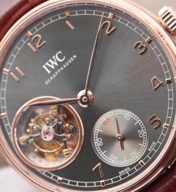 Replica IWC AZ Portuguese Tourbillon IW5463 RG Gray Dial