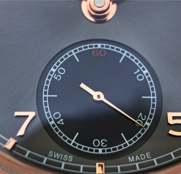 Replica IWC ZF Portuguese IW545406 RG Brown Dial Leather Strap A6498