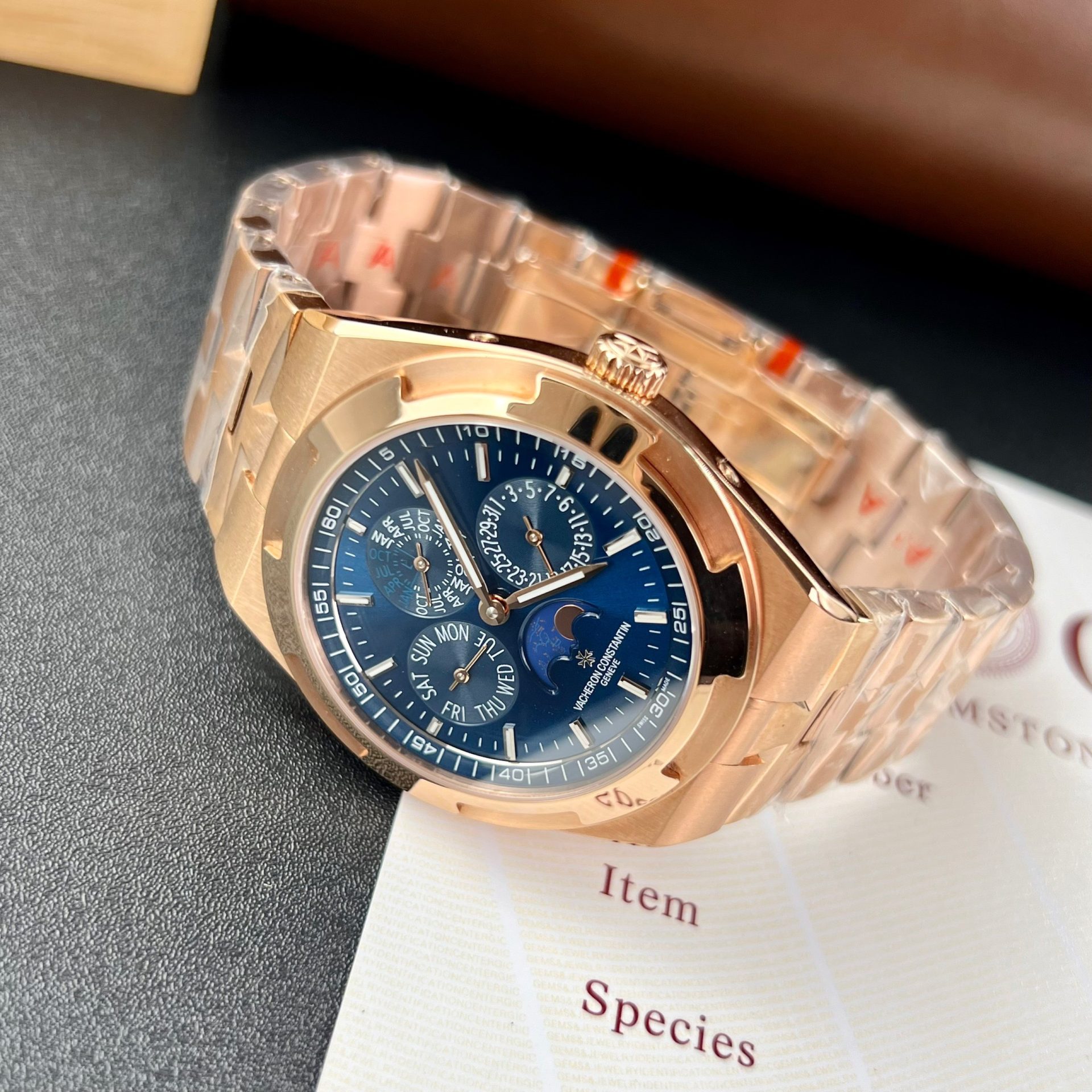 Vacheron Constantin Best Replica Watch Overseas 5500V Dial Blue 42.5mm