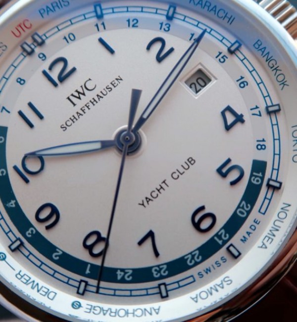 Replica IWC Portuguese Automatic Yacht Club White Dial Blue Hand