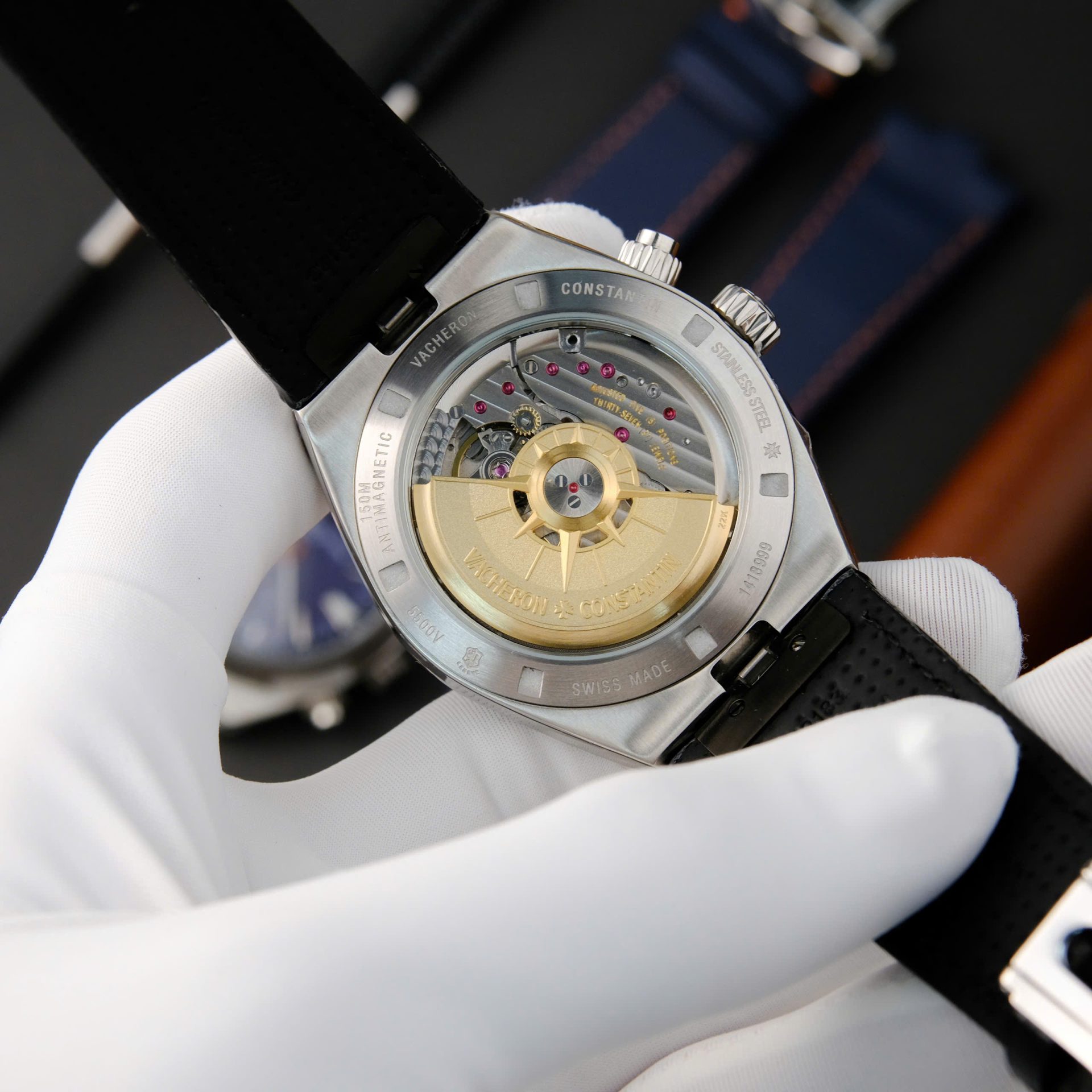 Vacheron Constantin Overseas Dual Time 7900V Replica Watch Black Dial PZ Factory 41mm