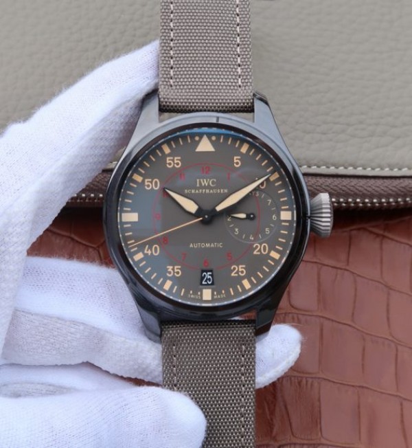 Replica IWC ZF Big Pilot 48mm IW501902 Real Ceramic Nylon Strap