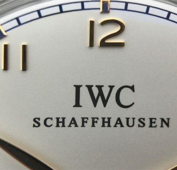 Replica IWC ZF Portuguese IW545408 White Dial Leather Strap A6498
