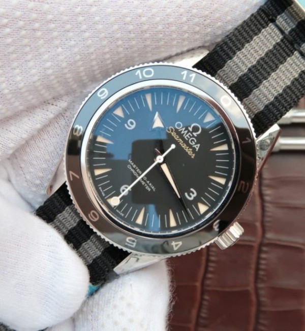 Replica Omega XF Seamster 300 Spectre Limited Edition 007 Nylon Strap A8400