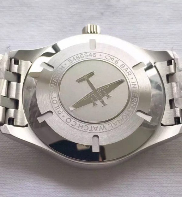 Replica IWC MKF Mark XVIII IW3270 White Dial SS Bracelet A2892