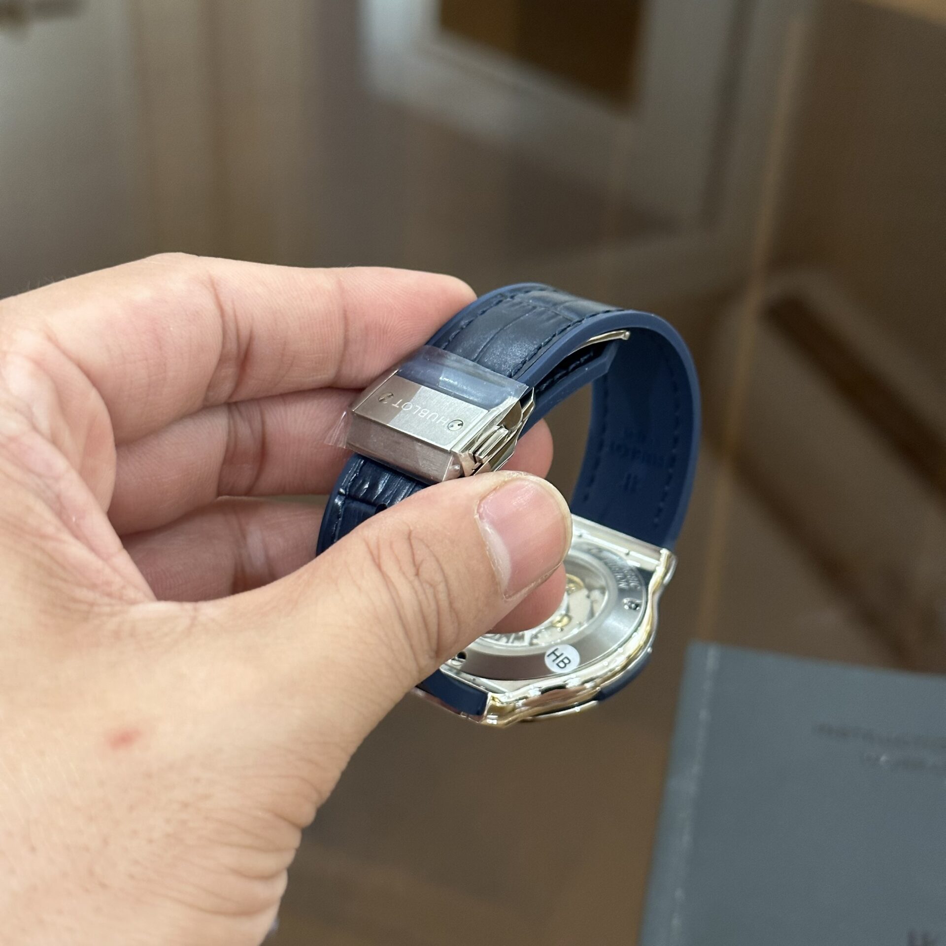 Hublot Classic Fusion Blue Diamond Replica Watch HB Factory 38mm