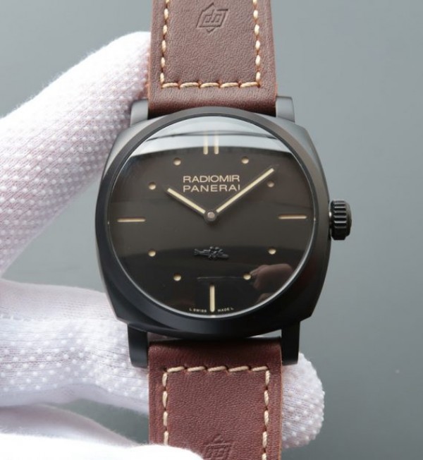 Replica Panerai SF PAM577 Thick Brown Leather Strap P.3000 Super Clone