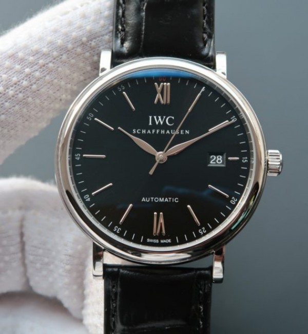 Replica IWC MK Portofino Automatic IW356502 Black Dial A2892