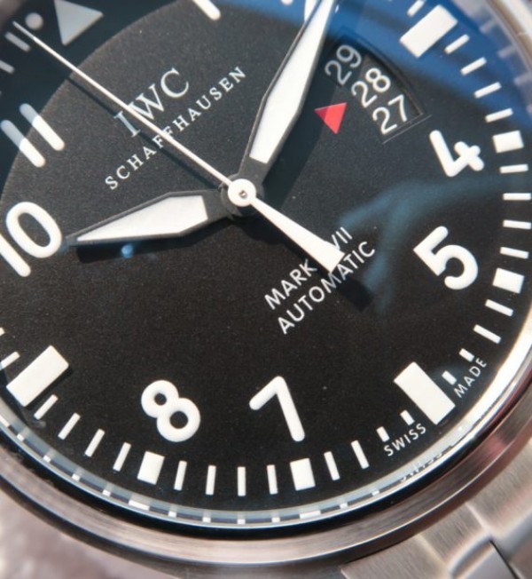 Replica IWC MKF Mark XVII Black Dial SS Bracelet A2892