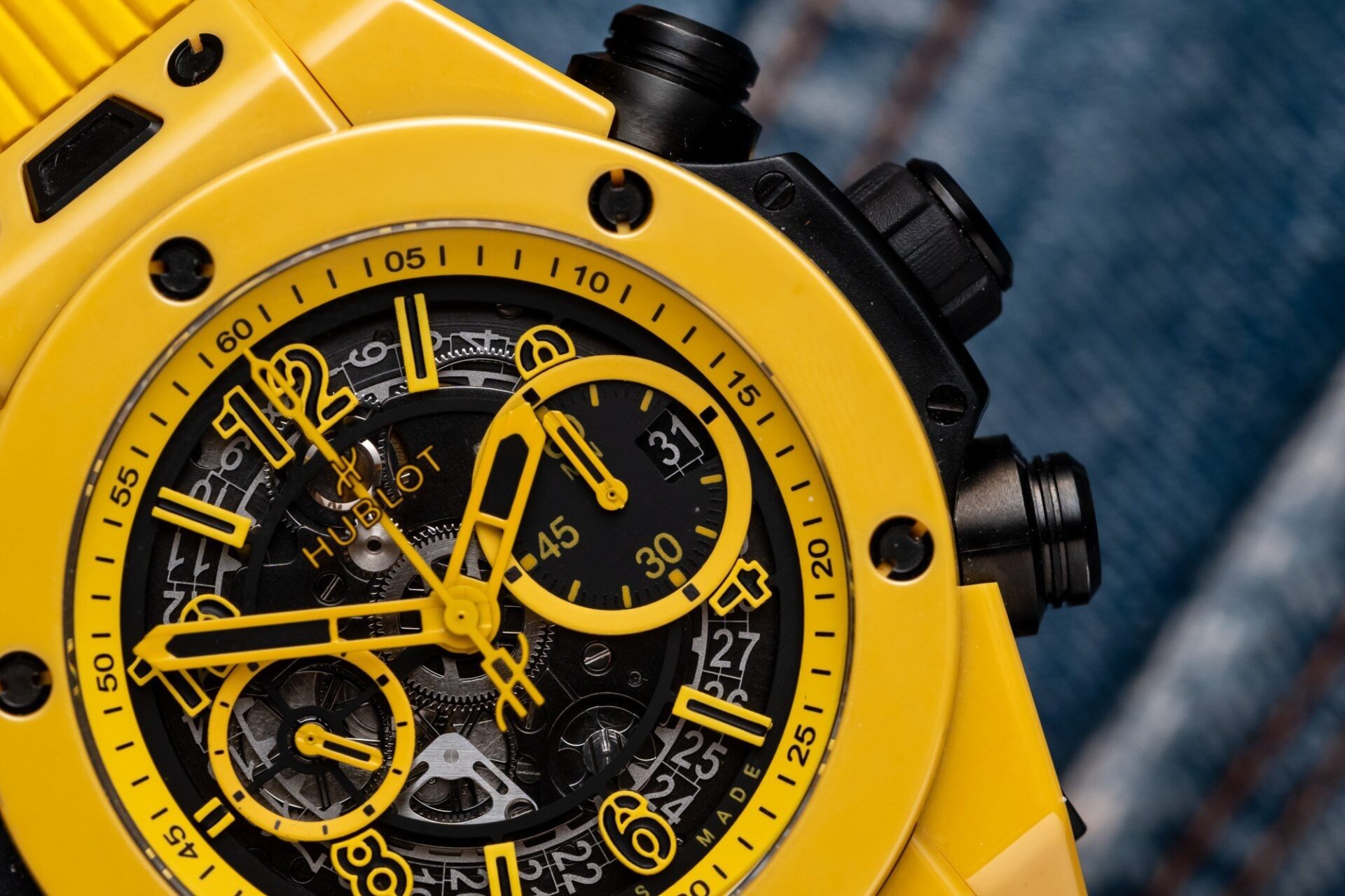 Hublot Big Bang Unico Ceramic Yellow Replica 11 Watch BBF 42mm