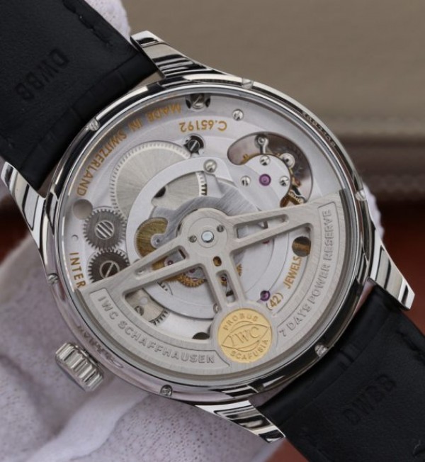 Replica IWC BM Portuguese Flying Tourbillon SS White Dial 2 Sub Dials