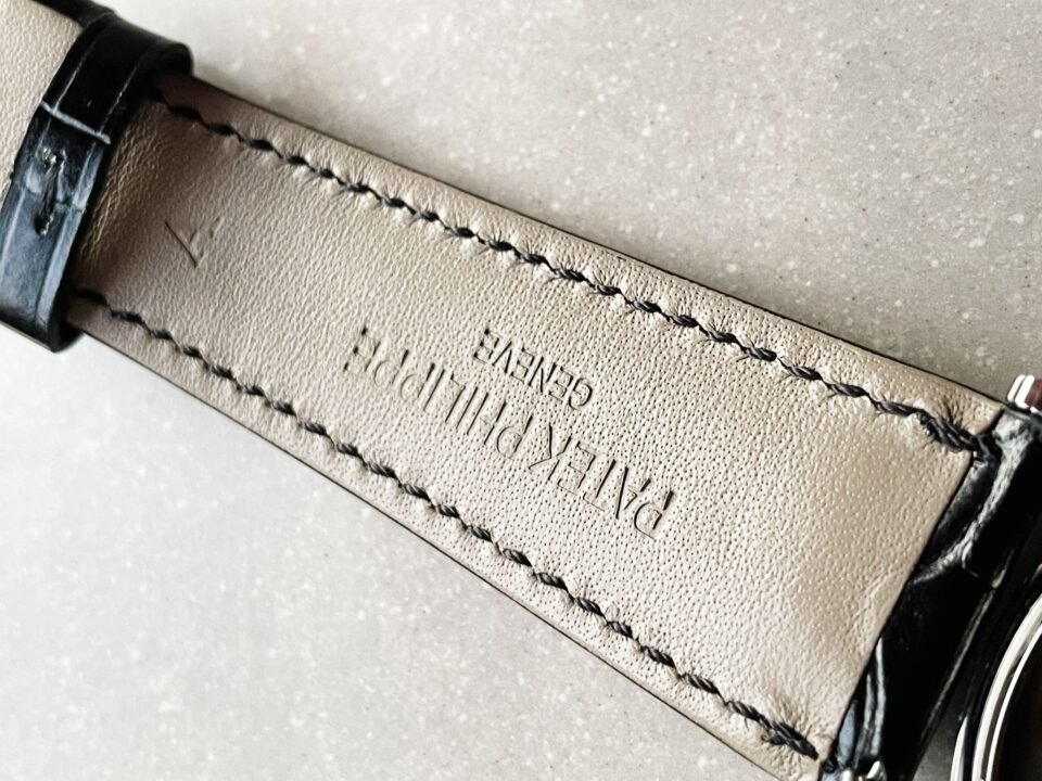 Replica PATEK PHILIPPE Calatrava ZF 5298p Date Sweep Seconds in Diamond Bezel Black Dial ZF factory